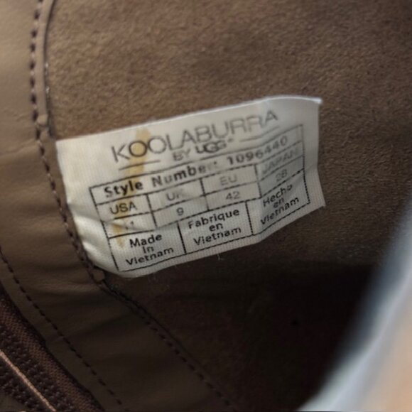 Koolaburra by Ugg Sofiya Suede Studded Ankle Bootie in Amphora Beige Size 11 - Picture 12 of 12